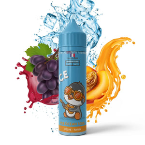 E-liquide - Ice Ocean Soul Bobble - Pêches Raisins Frais - 50ml - Sans Nicotine